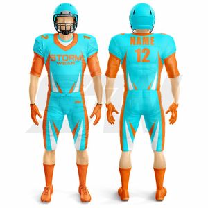 Uniforme de Fútbol Americano Profesional Personalizado, Fabricante y Proveedor de Ropa Deportiva con Bordado Tackle Twill - Product Image 4