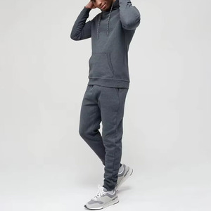 Men's Streetwear 100% Cotton <b>Tracksuits</b> For Men Quick dry Customized Logo Running Outdoor Jogging Set Lightweight - Product Image 3