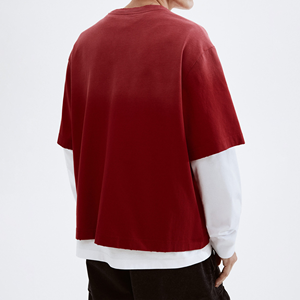 Wholesale Double Layer <b>T</b> <b>Shirt</b> for Streetwear Brands with Personalized Designs and Custom Packaging for Retail Collections - Product Image 6