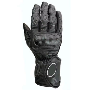 Gants en cuir pour hommes, gants de cyclisme d'été, blanc, rouge, noir, fermeture à boucle - Product Image 5