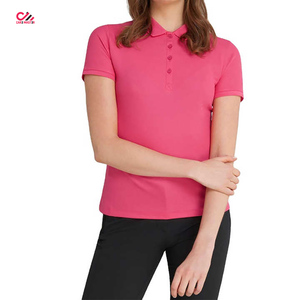 Ventes en gros de polos pour femmes, polos décontractés de haute qualité, polos de golf avec logo personnalisé, polos tendance pour femmes à prix avantageux - Product Image 1