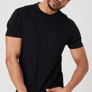 Camisetas de Hombre Tejidas de Color Puro, 100% Algodón, 230g, Talla Grande, Nueva Tendencia de Verano 2026 - Product Image 2