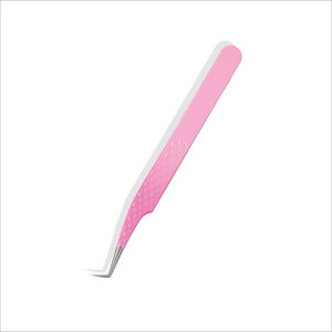 Pinzas Profesionales Duraderas para Pestañas de Acero Inoxidable, Diseño Personalizable OEM, Clip con Punta Dentada Blanca Impresa, Precisión - Product Image 5