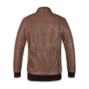 High Quality <b>Men</b> <b>Leather</b> <b>Jackets</b> Professional Manufacture Best Quality <b>Leather</b> <b>Jacket</b> With Custom Logo Design - Product Image 2