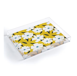 Bandeja de acrílico impresa para servir y almacenar, ideal para fiestas de cumpleaños, aperitivos, dulces, organizador decorativo y multiusos para hogares y hoteles. - Product Image 3