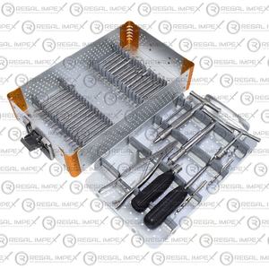 Juego de extracción de tornillos rotos ortopédicos profesionales de 49 piezas de primera calidad - Product Image 1