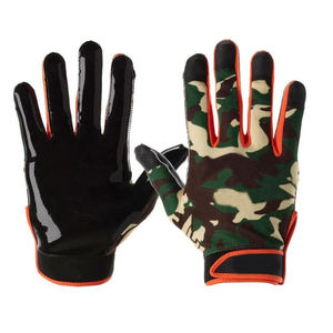Gants de football américain en latex de qualité supérieure avec logo personnalisé, confortables, antidérapants, imperméables, durables, compatibles avec les écrans tactiles - Product Image 1