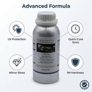 Kit de Restauración de Faros de Coche de Larga Duración, Líquido de 800 ml - Claridad Permanente y Protección UV, Fabricante Chino - Product Image 3