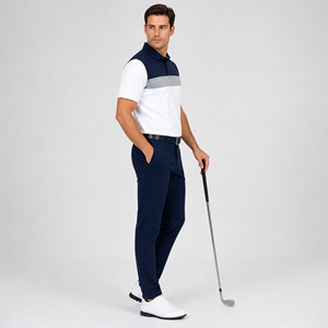Los uniformes de golf son de tela transpirable de alta calidad para mayor comodidad en el campo, con diseños elegantes y personalizados y costuras duraderas. - Product Image 2