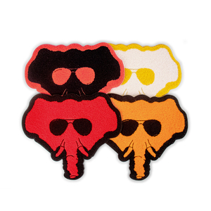 Patchs brodés personnalisés pas chers avec grand logo, lettres en chenille colorées, appliqués pour vêtements et casquettes - Product Image 2