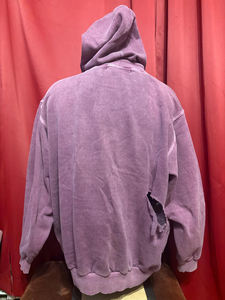 เสื้อฮู้ดดี้ผู้ชายสไตล์วินเทจคุณภาพสูง ผ้าฟอกสีซีดแบบยุค 90 สีชมพูซีด สวมใส่สบายสำหรับทุกคน สตรีทแวร์ - Product Image 6