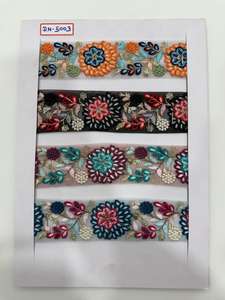 Dentelle en coton brodée de qualité supérieure, fabriquée à partir de fils de coton doux et durables. - Product Image 2