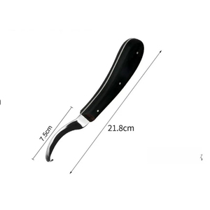 Cuchillo para Pezuñas, Herramienta para el Cuidado de Pezuñas, Cuchillo para Pezuñas de Caballo de Doble Filo de Acero Inoxidable, Suministros para Establos, Productos para el Cuidado de Caballos - Product Image 2