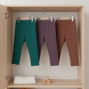 Leggings para Niños Pequeños, 100% Algodón de Bambú, Agradable al Tacto, Secado Rápido, Transpirables, Ecológicos, Unisex, Estilo Casual, Completamente Elásticos - Product Image 6