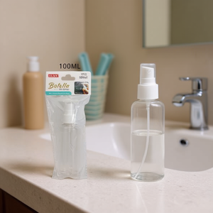 Botella de Spray Iln de 100 ml, Plástico Transparente con Boquilla de Pulverización para Limpieza y Cuidado Personal - Product Image 2