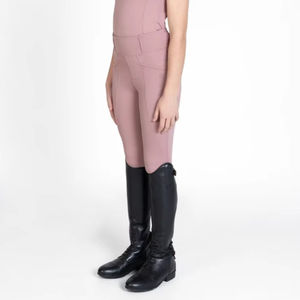 Pantalons d'équitation pour enfants, coupe slim, tissu extensible respirant et résistant, jodhpurs pour entraînement et compétition à l'écurie. - Product Image 1
