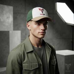 VANEK INTERNATIONAL Adult Unisex <b>Baseball</b> Hat Embroidered Logo Gray Adjustable Fit Casual 100% Cotton Breathable Summer Travel - Product Image 3