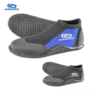 Bottes d'eau basses en néoprène Aropec 3 mm avec semelle en caoutchouc antidérapante pour la plongée, la plongée avec tuba, le surf - OEM/ODM disponible - Product Image 1