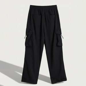 Pantalones Cargo Casuales para Hombre al por Mayor, Ecológicos, 92% Nailon, 8% Elastano, Elásticos, Teñido Liso, Etiqueta Privada Personalizada Disponible - Product Image 1