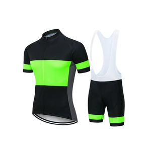 Ensemble maillot et short de cyclisme pour homme, noir, or, blanc, vêtements de vélo performants - Product Image 2