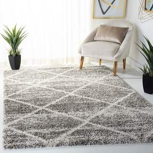 Gran oferta, alfombras peludas de poliéster de diseño moderno personalizado, alfombras peludas de poliéster de seda de pila alta de 10mm de espesor, alfombras peludas - Product Image 4