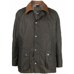 Vestes personnalisées en coton pour hommes, vestes cirées avec tissu Sherpa, col montant, fermeture éclair, rabat coupe-vent, style workwear - Product Image 1