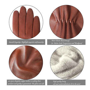 Gants d'hiver imperméables de qualité supérieure, chauds et respirants, en cuir, fabriqués au Pakistan, pour une utilisation quotidienne et décontractée en extérieur. - Product Image 6