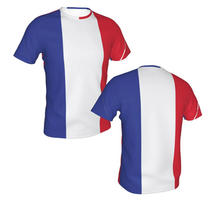 Custom Full Sublimation Sports T-Shirt Men Quick Dry Breathable Polyester Jersey Uniform Personalized National <b>Flag</b> - Product Image 1