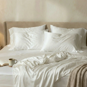 ชุดผ้าปูที่นอนผ้าลินินสีพื้นกันน้ำสำหรับโรงแรม ขายส่ง - Product Image 2