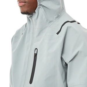 ชุดกางเกงขาสั้นกันลมสำหรับผู้ชายเสื้อกันลมย้อมสีล้วนชุดสั้นเสื้อกันลมสวมใส่สบายชุด2026 - Product Image 6