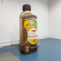 Bouteille d'huile gonflable géante personnalisée de 3 m avec lumières LED, en tissu Oxford, logo personnalisé pour la publicité extérieure des ateliers automobiles