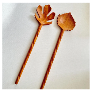 Ensemble de Cuillères à Salade en Bois d'Acacia Faites à la Main pour la Vente en Gros - Ustensiles de Service de Cuisine 2026 - Product Image 3