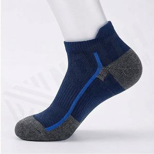 Anti-Blister Cushioned Breathable Running Cotton <b>Socks</b> Athletic Ankle Sports Durable <b>Soft</b> Gym Fit Customized Color Pairs Wear - Product Image 3