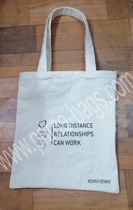 Bolsas Prime personalizadas de lona de algodón con diseño de puntos, plegables, reutilizables, con asas de yute, cierre de cremallera, color personalizado, logotipo impreso - Product Image 2