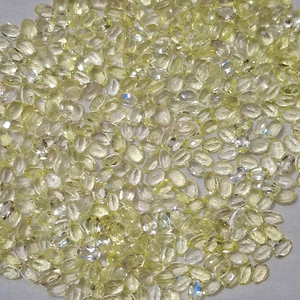 Topacio Limón al por Mayor, Gemas Semipreciosas 100% Naturales, Corte Ovalado Amarillo 6x4mm, Gemas Sueltas 200cts para Joyería Hecha a Mano - Product Image 2