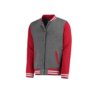 Chaqueta Varsity Personalizada 2022 para Hombre, de Alta Calidad y Gran Venta, con Cuello Alto y Mangas de Cuero Recubiertas - Product Image 2