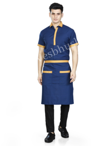 Chaqueta de Chef Unisex Vesbhusha de Manga Corta, Diseño Clásico, Impresión Digital, Material Poliéster/Algodón, Uniforme para Hombres de Restaurante y Bar - Product Image 2