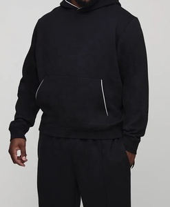 Conjunto Deportivo Casual de Maternidad, Talla Grande, Corte Regular, Sudadera con Capucha Bordada y Pantalones Deportivos - Product Image 3