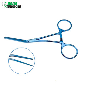Pinza Vascular Dentada de Acero Inoxidable, Atraumática, 12.5 cm, Juego de Instrumentos Neuroquirúrgicos Manuales con Certificación CE - Product Image 2