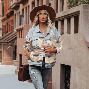 Chaqueta vaquera para mujer, color índigo oscuro, estilo blazer, corte ajustado, formal. - Product Image 6