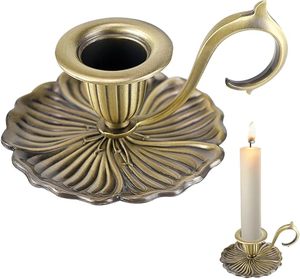 Trending Design Premium Quality Cast Iron Candle Stand With Durable Build For Home Decoration And Candle <b>Display</b> On <b>Table</b> - Product Image 3