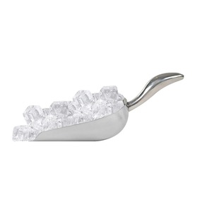 Pince à glace en acier inoxydable, outil de service résistant à la chaleur avec embouts en silicone pour la manipulation des glaçons - Product Image 6