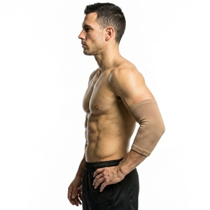 Manchon de coude en néoprène personnalisé pour la protection athlétique, vente en gros, soulagement de la douleur, séchage rapide, léger et respirant - Product Image 3