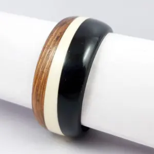 Chất Lượng Cao Gỗ Nhựa Bangle Hot Bán Tùy Chỉnh Rộng Nhựa Bangle Đa Màu Sắc Bangle Cuff Nhựa Vòng Đeo Tay Cho Sản Phẩm Bán