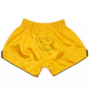 Pantalones Cortos de Boxeo Muay Thai MMA Unisex Personalizados, 100% Poliéster Satinado Elástico, Transpirable, de Secado Rápido, Ligeros, para Entrenamiento - Product Image 4