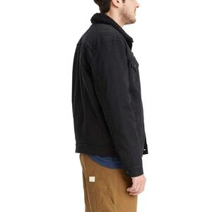 Ventes en gros de vestes en jean denim surdimensionnées personnalisées avec logo, vestes en jean denim tendance pour hommes, vêtements de rue, vestes en jean denim de qualité avec col en fourrure - Product Image 3