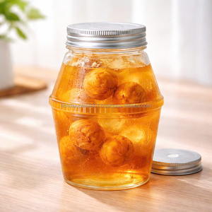 Bouteille PET à double compartiment HT500-33 de 500 ml, sans danger pour les aliments, étanche, pour sauces, vinaigrettes et sodas - Product Image 2