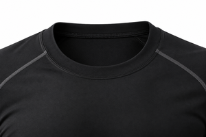 Conjunto de Leggings y Camiseta de Compresión Negra Personalizada, Ropa Deportiva de Manga Larga - Product Image 3