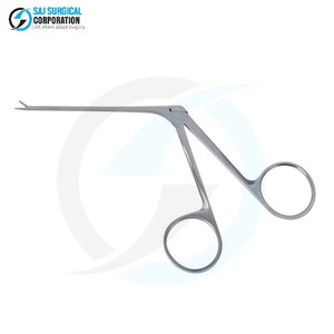 Pinces auriculaires Henckel en acier inoxydable durable, outil médical manuel certifié CE, conçues pour un examen fiable des oreilles - Product Image 2