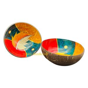 Nueva marca, la mejor calidad, cuenco de laca de coco, estilo único, mezcla de colores, reutilizable, producto superior, precio razonable - Product Image 3